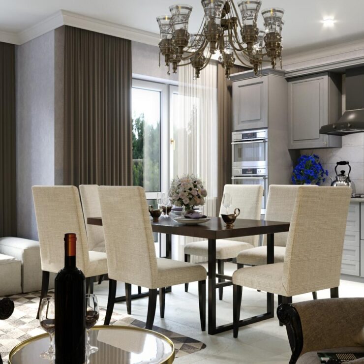 Interior design of a private house, Irpin (140 sq.m.)