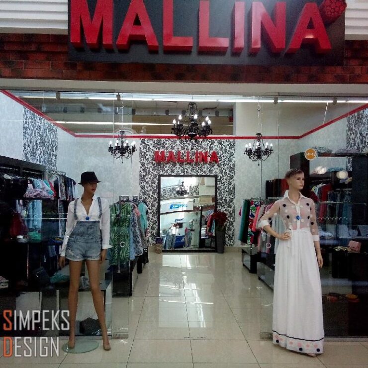Showroom design, Kyiv, Boutique MALLINA