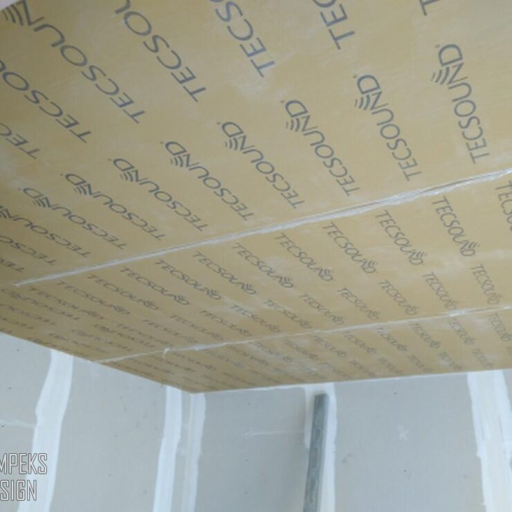 Sound insulation of walls. RC Hertsyn Park, Membrane Tecsound