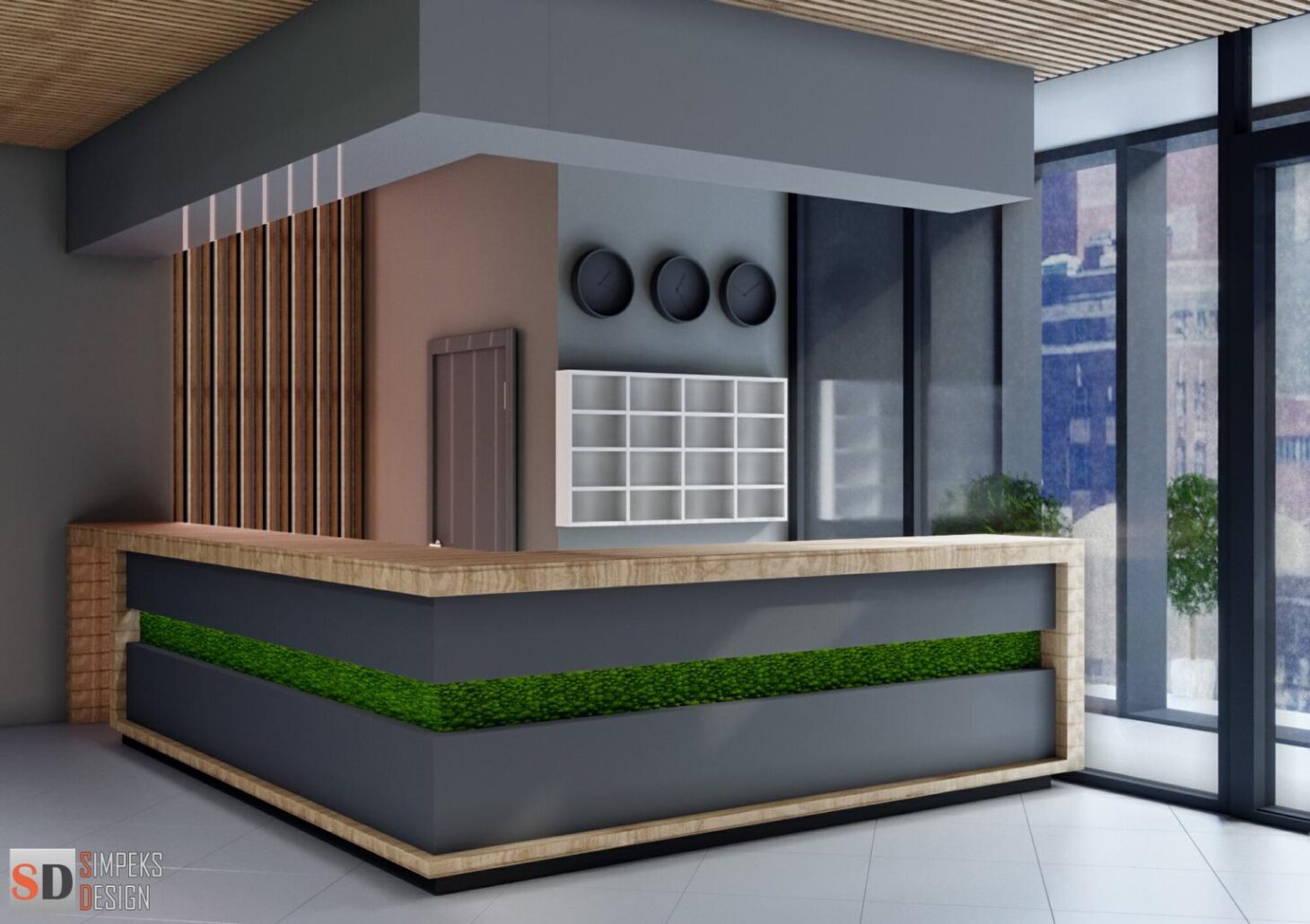 Hotel reception design / Hotel design Kyiv