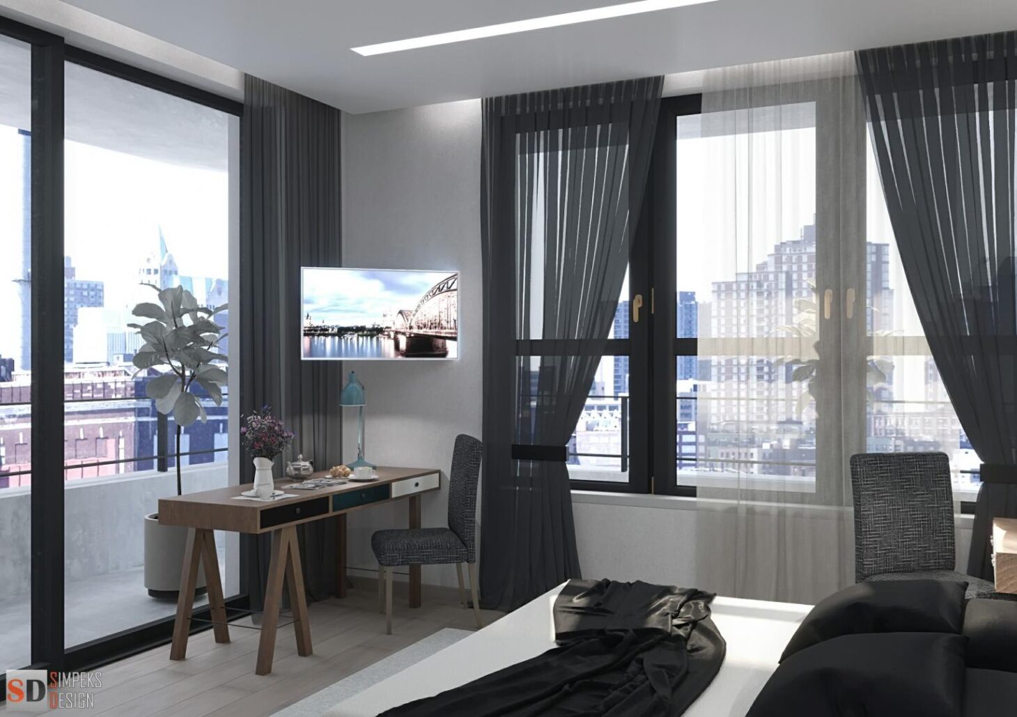 Hotel room design