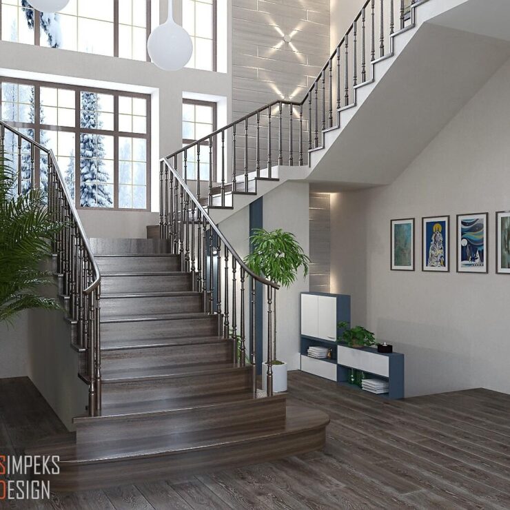 The design of a turnkey private house, p. Zabirya (500 sq.m.)