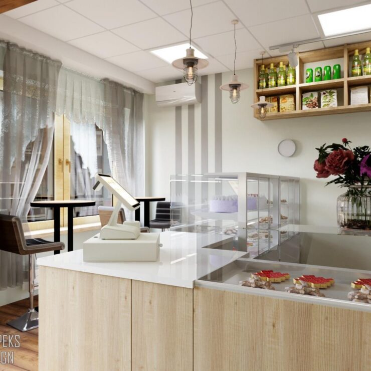 Design of a pastry shop, Irpin