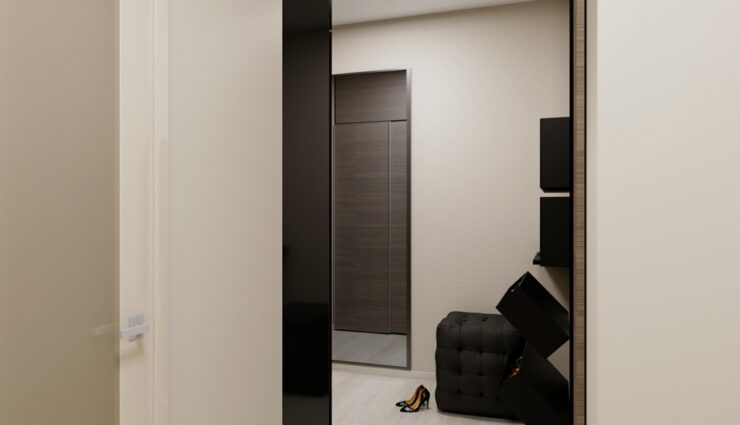 Corridor in light tones