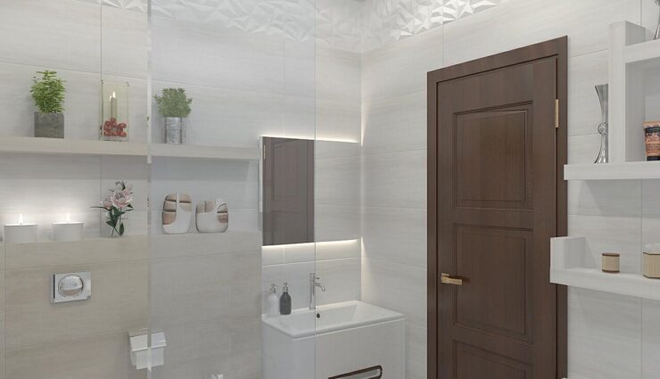 Decor elements in the bathroom