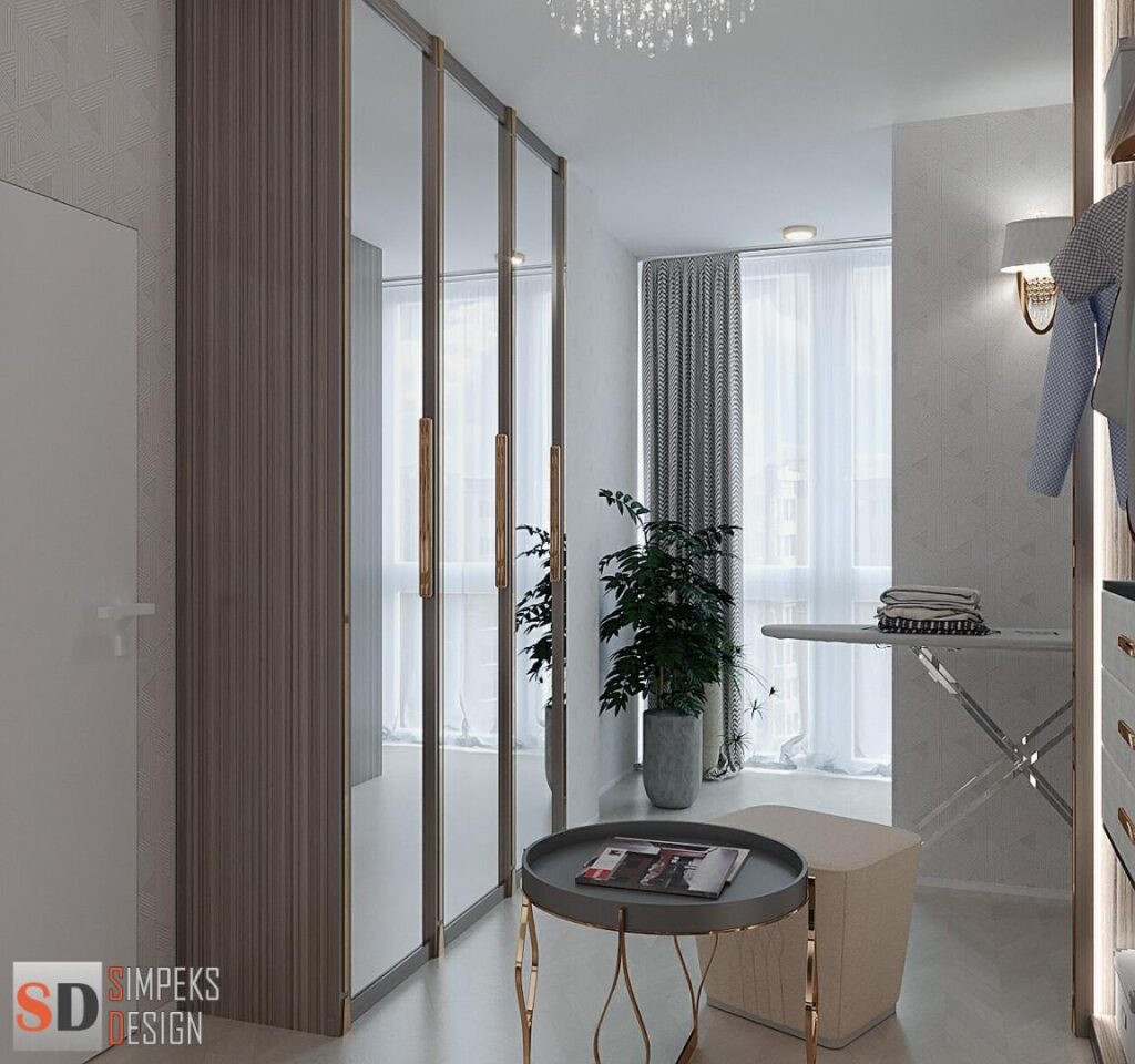 Дизайн гардеробної - Студія Дизайну Інтер'єру в Києві | Simpeks Design