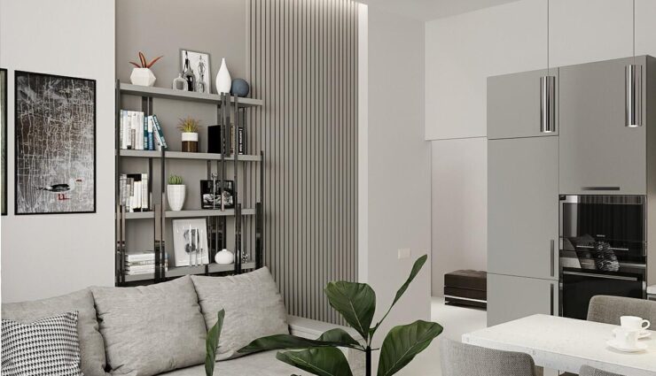 Kitchen in the living room