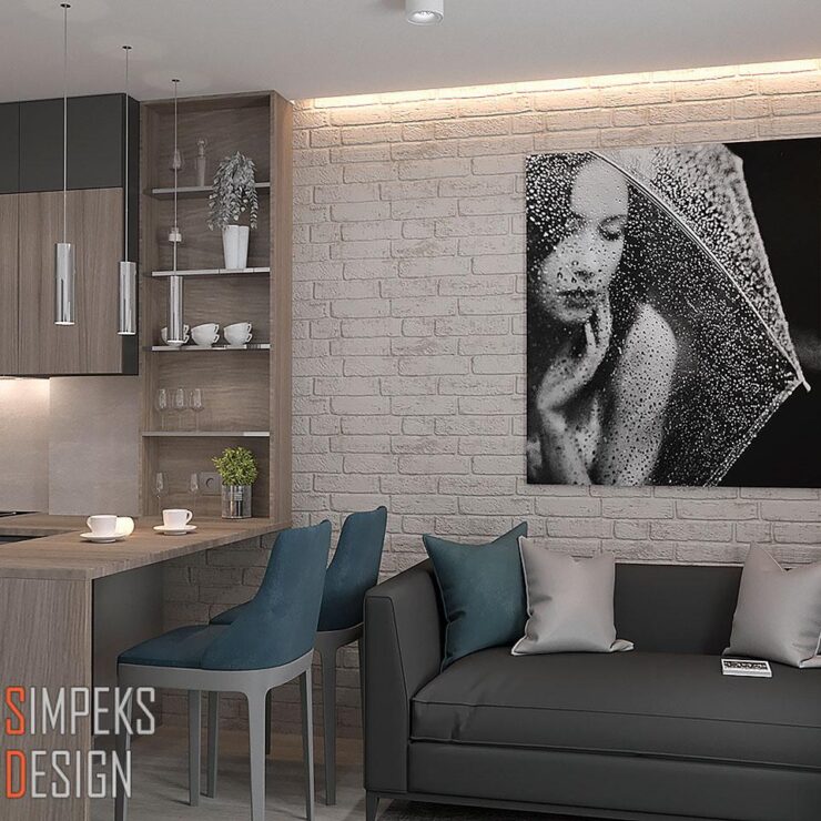 Apartment design Kyiv, RC “Respublika”