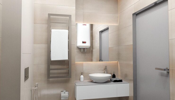 Sink bowl in the bathroom