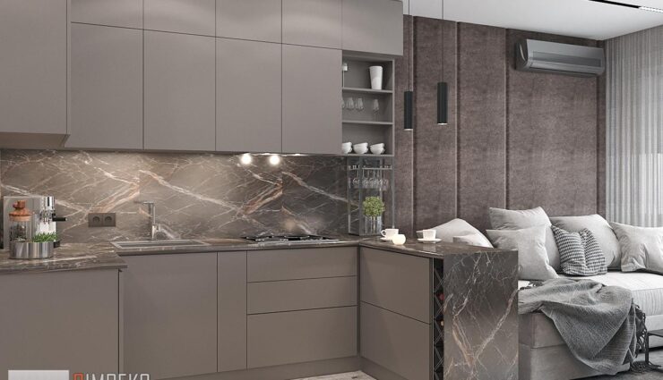 Design of a two-room apartment