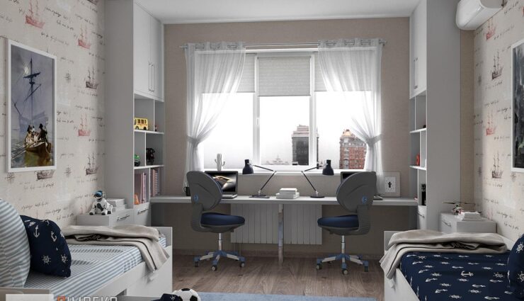 Children's room for two boys
