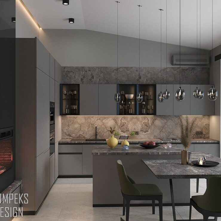 Interior design of a two-room apartment, the city of Irpin, Irpinski lypki (80 sq.m.)