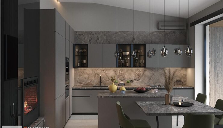 Interior design of a two-room apartment