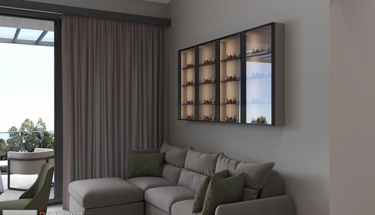 Living room in a modern style