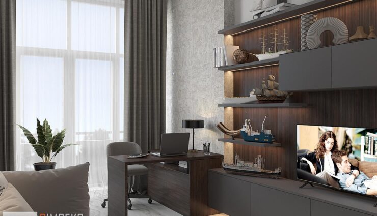 Cabinet in the apartment