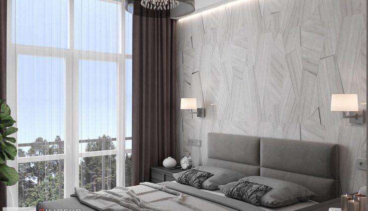 Bedroom in modern style