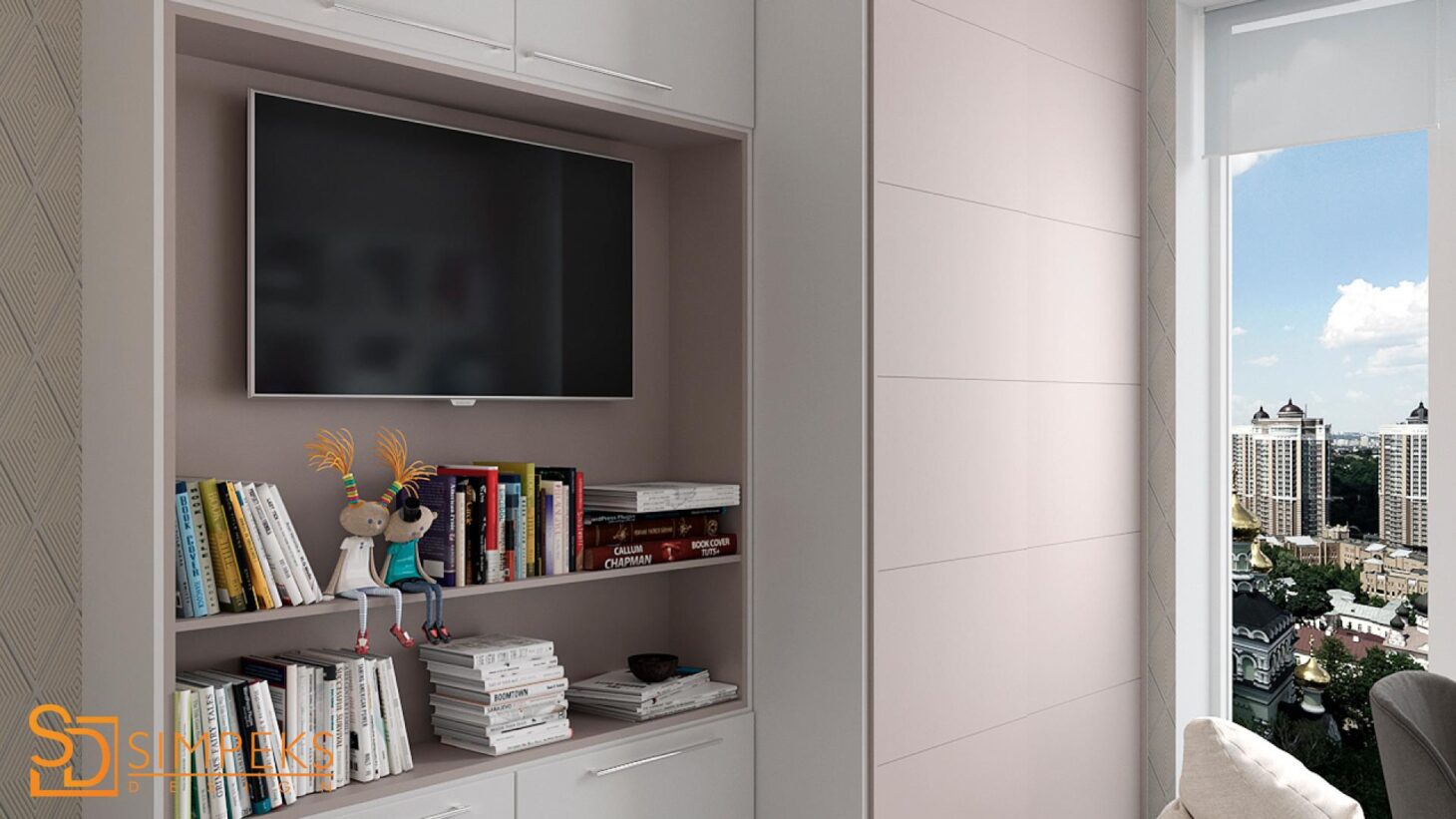 TV area in the children's room