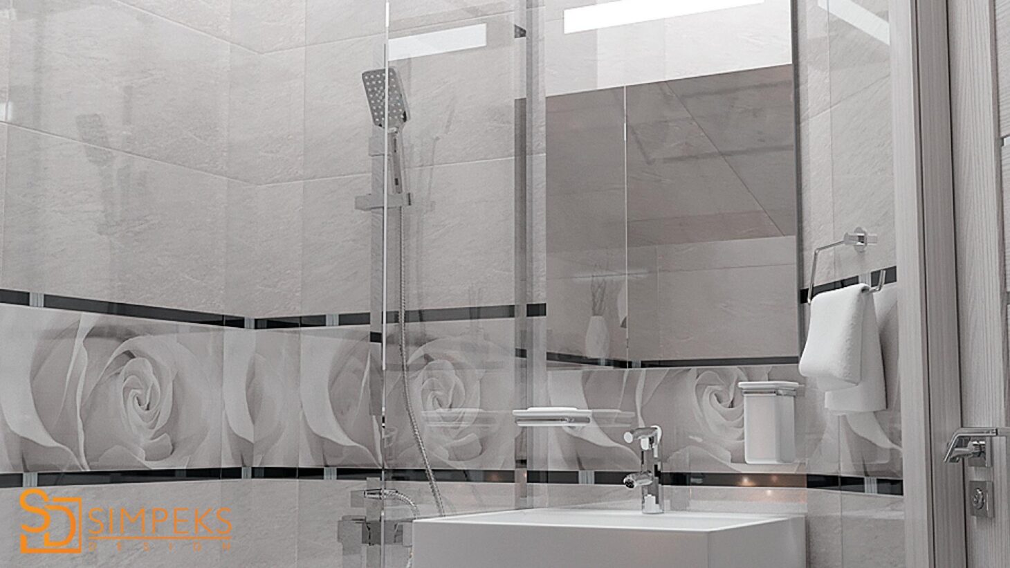 Design of a guest bathroom