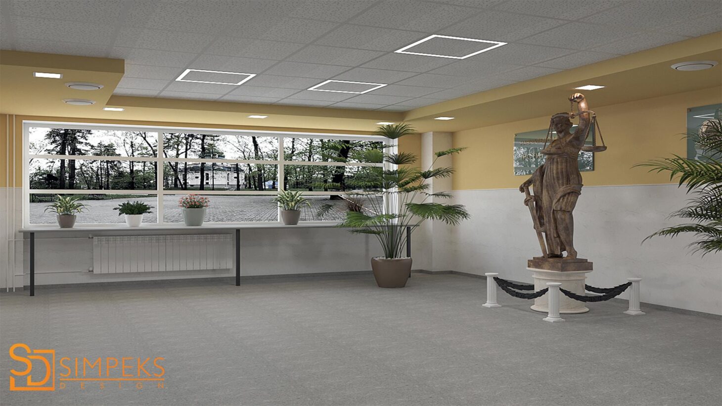 Design of the Hall of the State Tax University