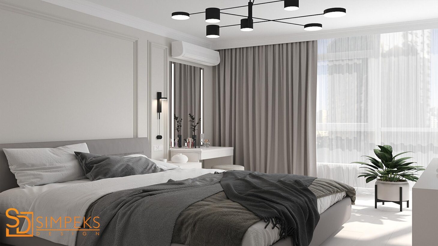 Bedroom modern classic