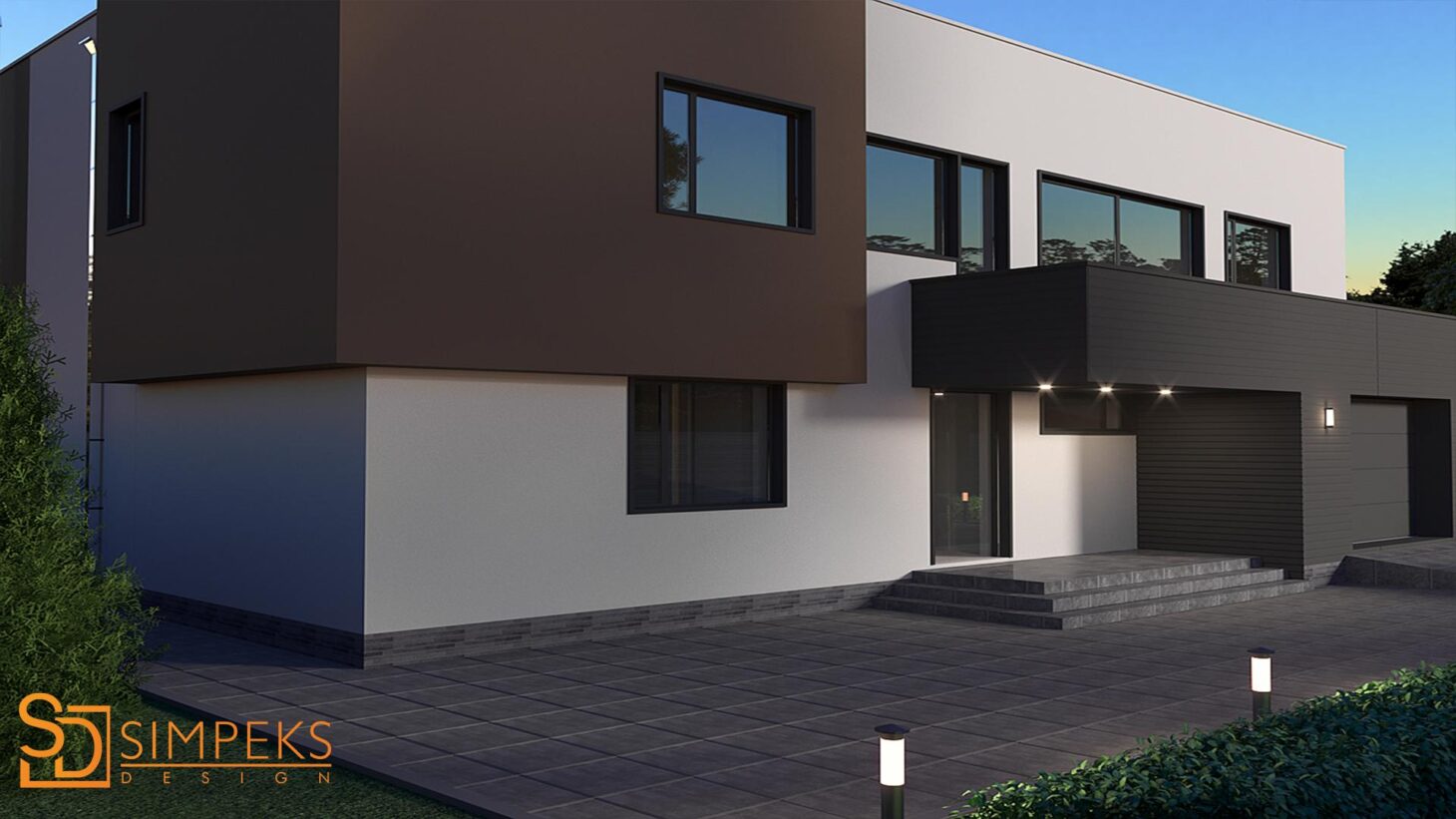 Facade of the house design