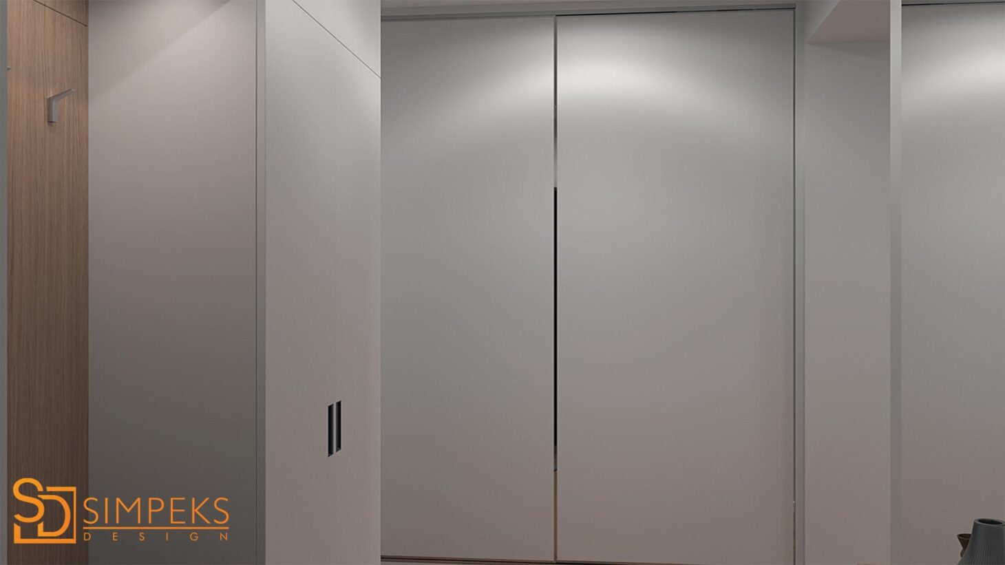 Wardrobe in the hallway