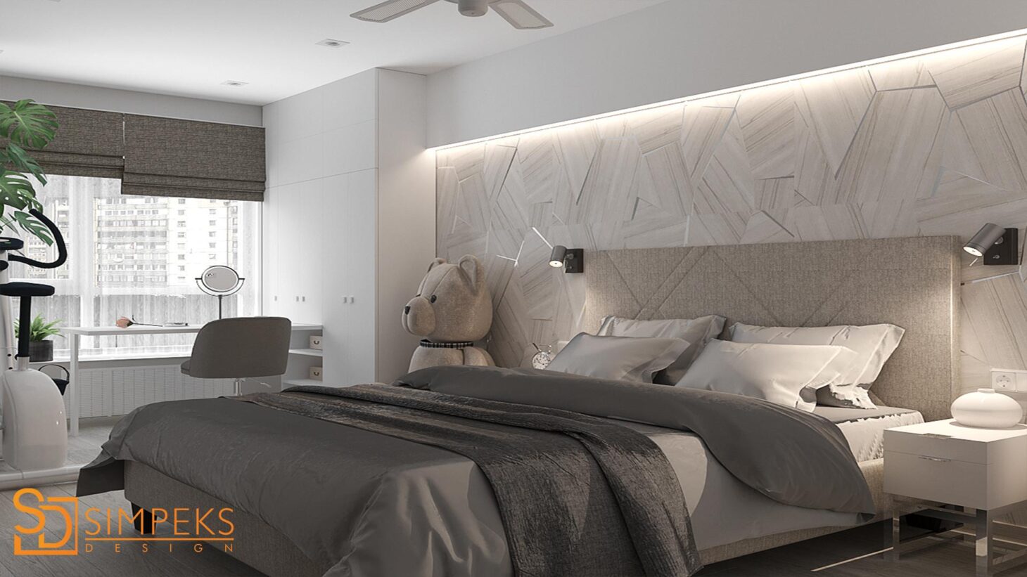 Modern bedroom design