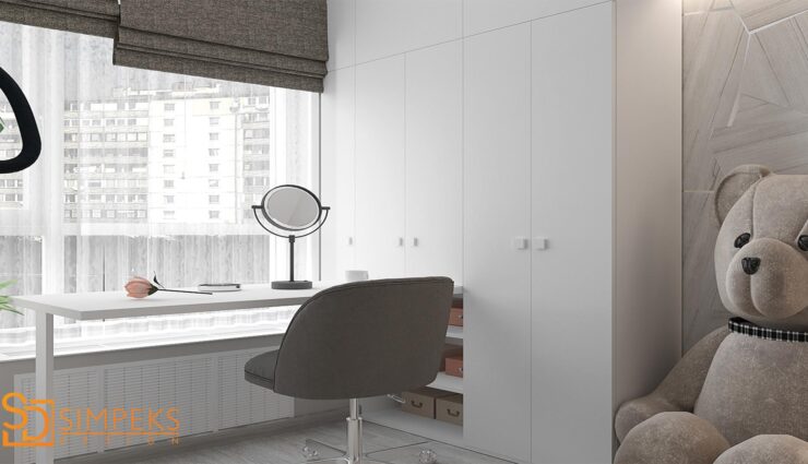 A table for work near the window