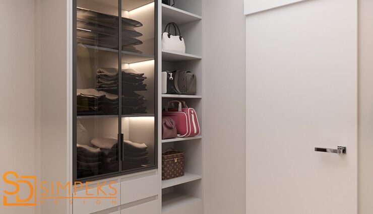 Wardrobe with things