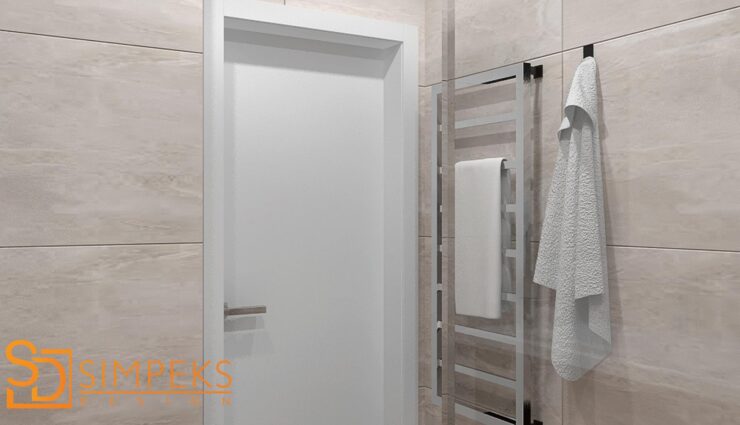 Shower in the bathroom