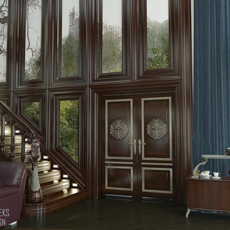 Interior design of a large house, p. Monastery