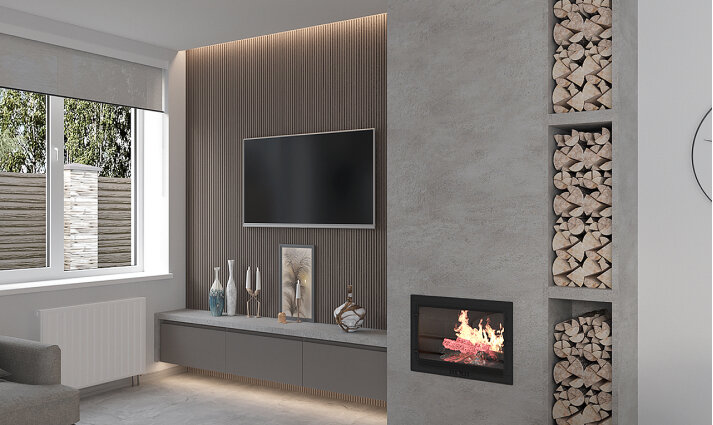 Design two-room apartment