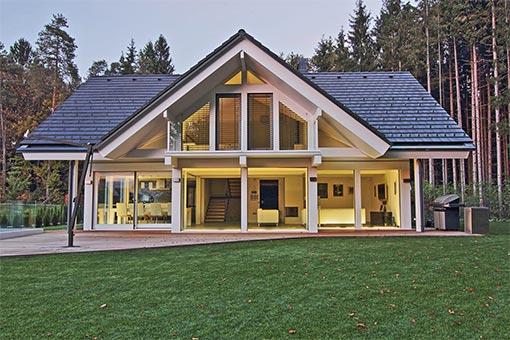 Frame houses