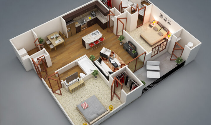 Two-room apartment