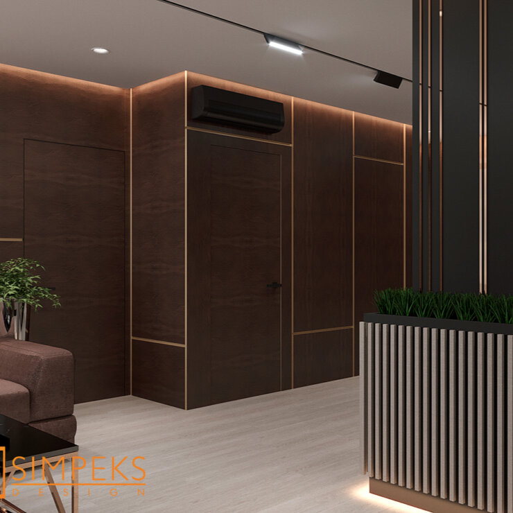 Design hall, hallway
