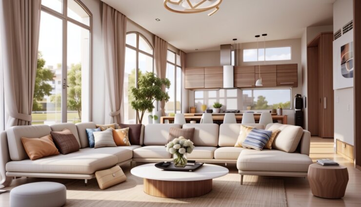Modern interior styles: a combination in 2024