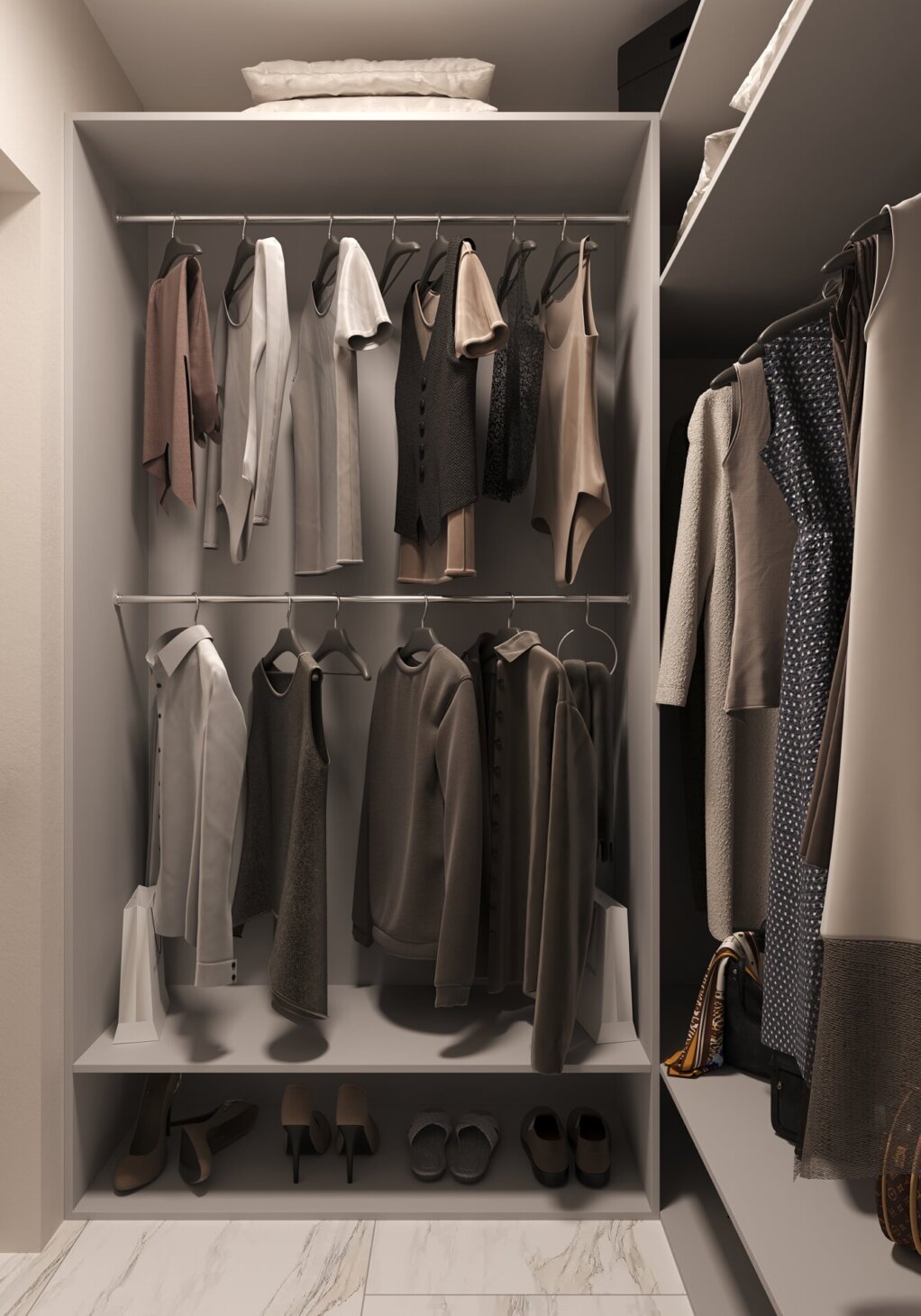 Designer wardrobe