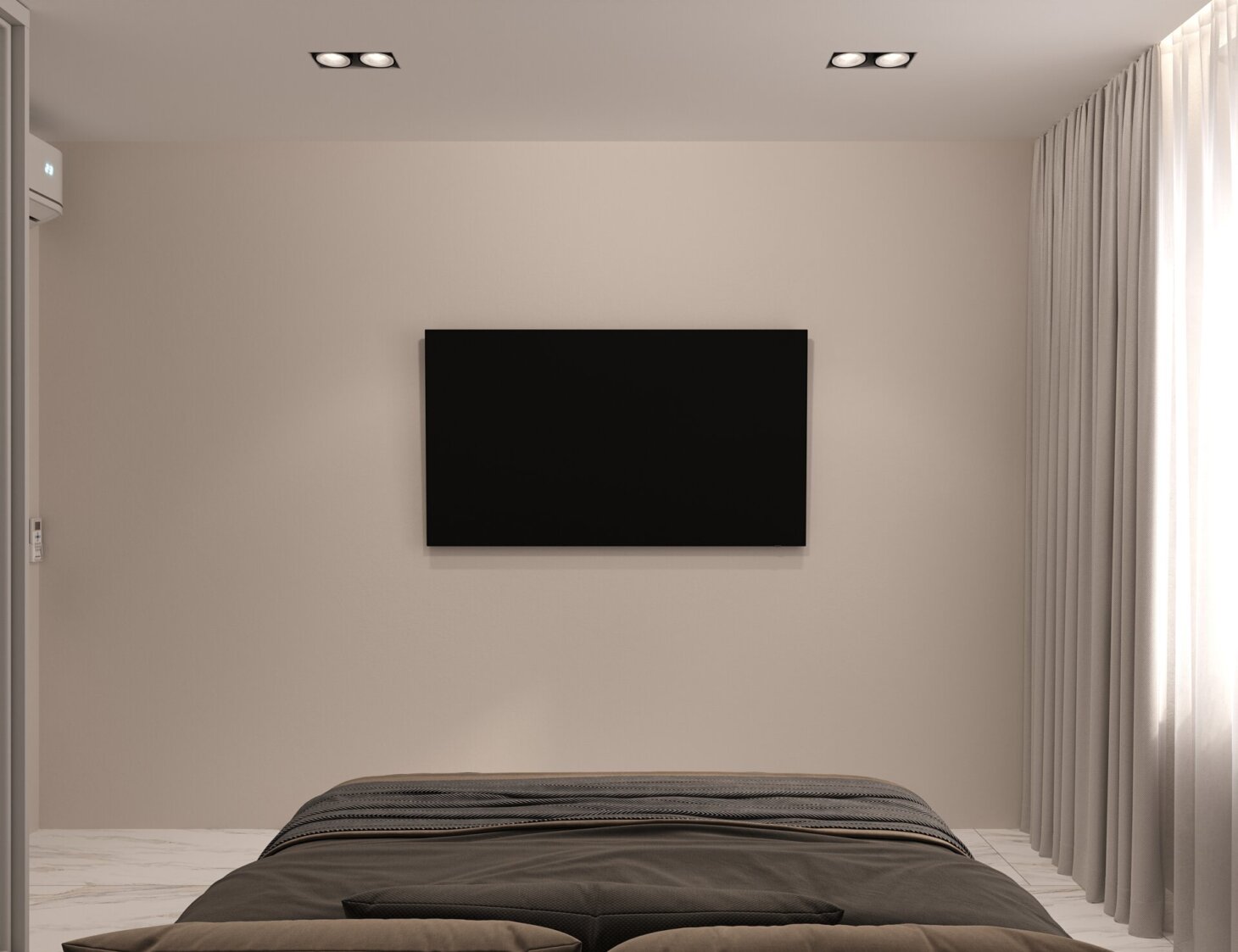 TV in the bedroom