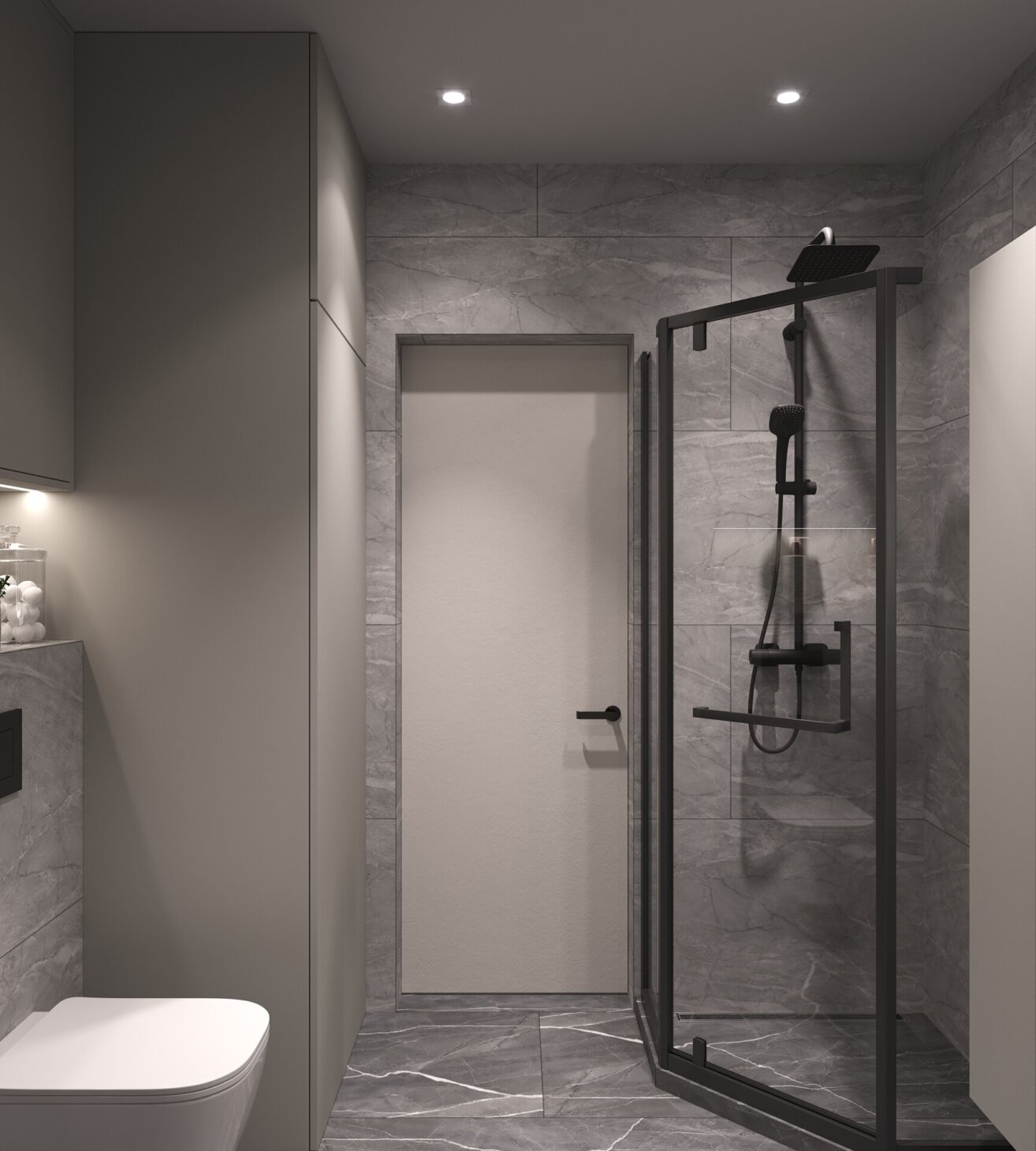 Designer furniture in the bathroom