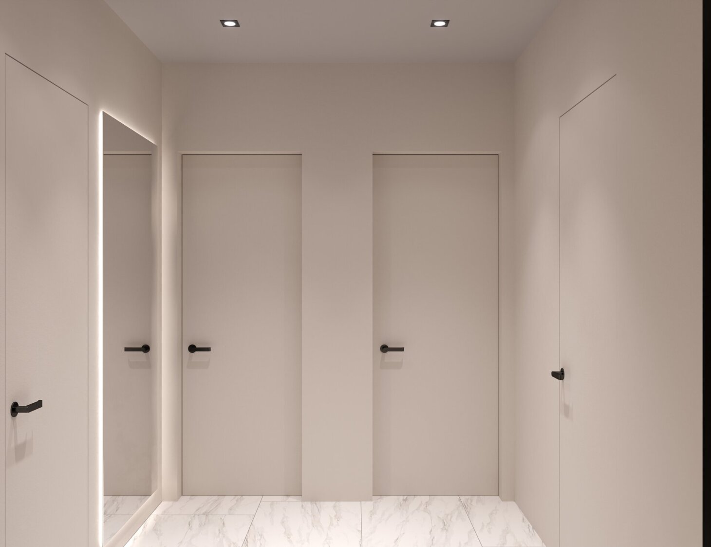 Concealed door