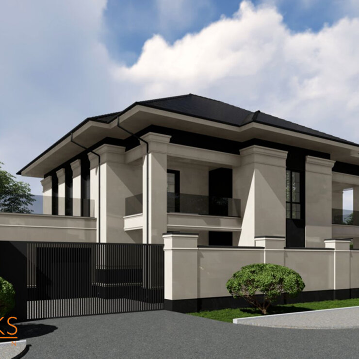 Facade design 500 sq.m. Kremenchuk